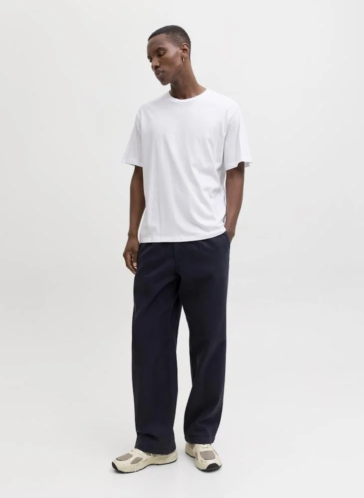 JACK & JONES 3 Pack Of Crew Neck Regular Fit T-Shirt