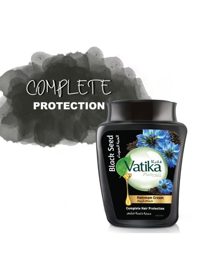 Dabur قناع الشعر بالحبة السوداء من فاتيكا ناتشورالز (حبة سوداء) لحماية الشعر بالكامل متعدد الألوان 225 جرام - Image 2