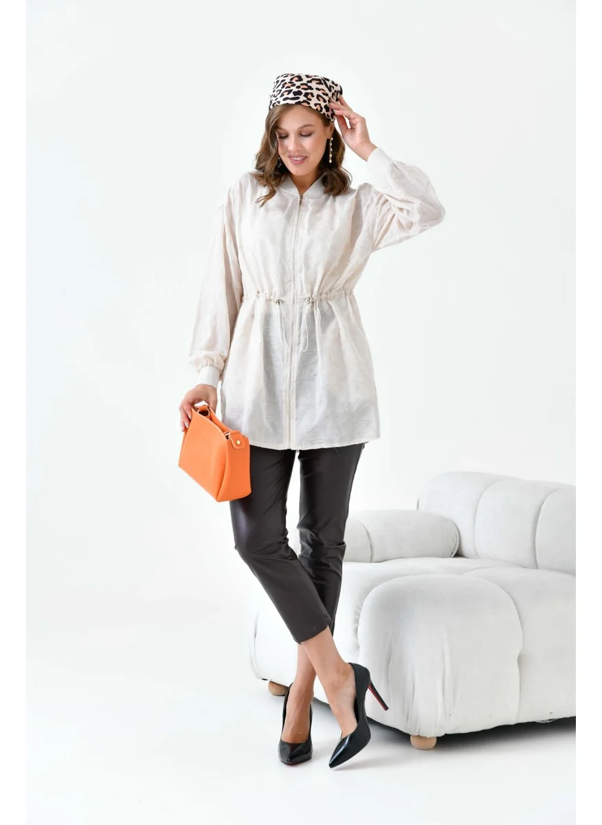 جارمي Women's Cut Cap Beige