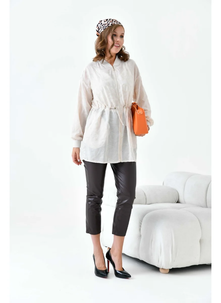 جارمي Women's Cut Cap Beige