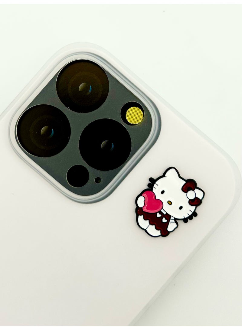 Hello Kitty 3 pieces of Metal stickers - Hello Kitty Stickers - Premium Quality Metal for Mobile, Laptop, Backpacks and more - Image 4