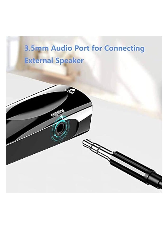 erorex HDMI to VGA Adapter, Computer Monitor with 3.5mm Audio Jack, for Computer, Desktop, Laptop, PC, Monitor, Projector, HDTV, Chromebook (Male HDMI Input, Female VGA Output) - Image 3