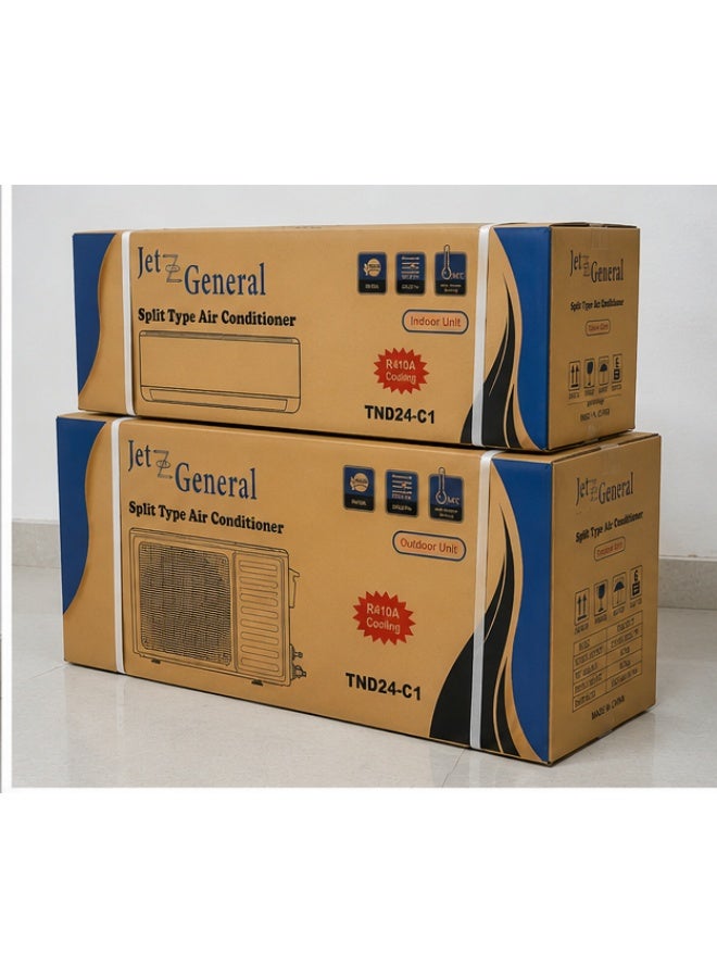 Jet General 2 Ton Split Wall Mounted Rotary Air Conditioner – Model TND24-C1 - Image 1