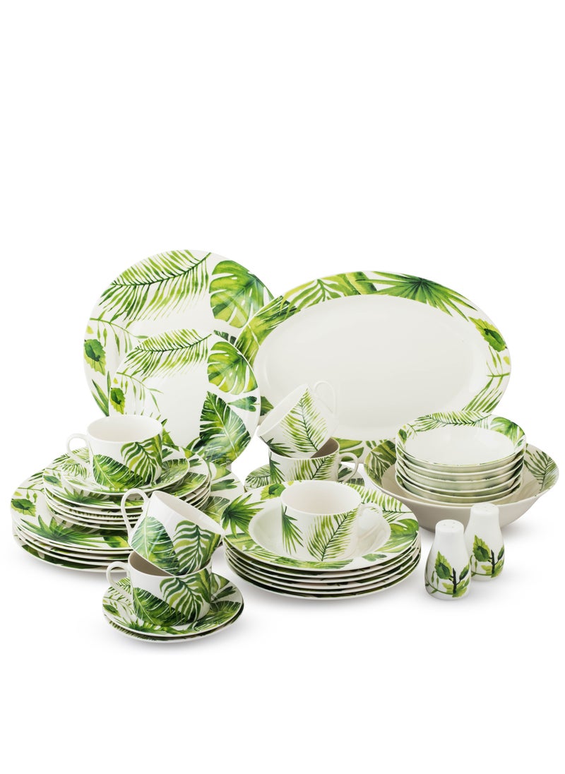 Dania 40-piece porcelain dining set for 6 people  - Image 1
