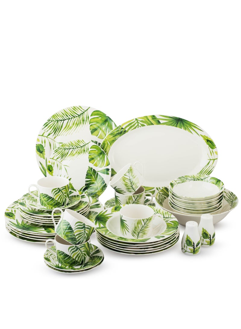 دانيا طقم سفرة من البورسلان مكون من 40 قطعة و عدد 6 اشخاص - Image 2