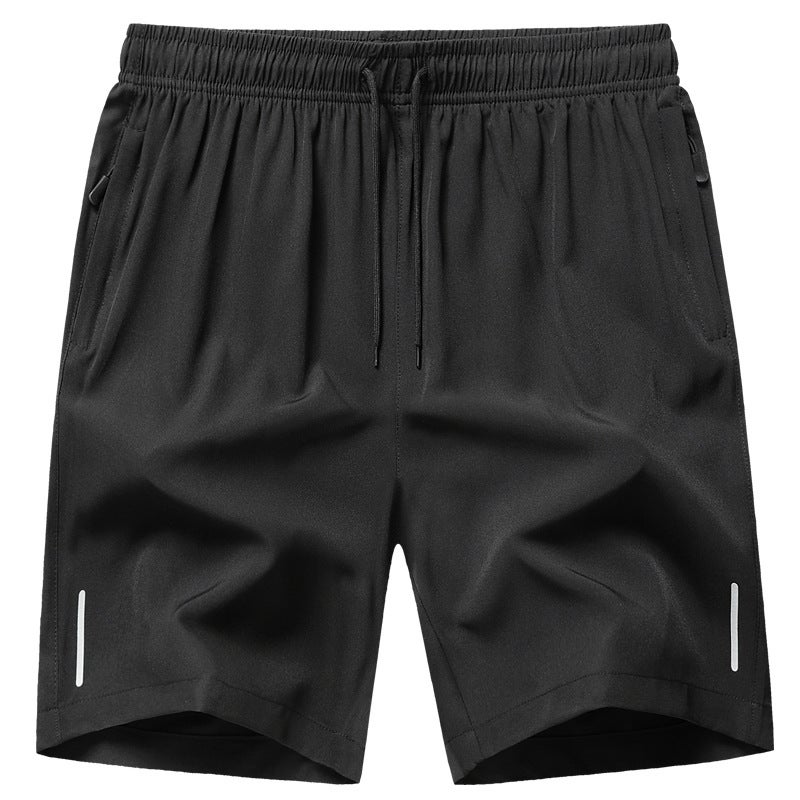 M-8XL Sports Shorts Mens Summer Loose Pants Quick-drying Beach Pants Fitness Pants plus size Pants 108 black 