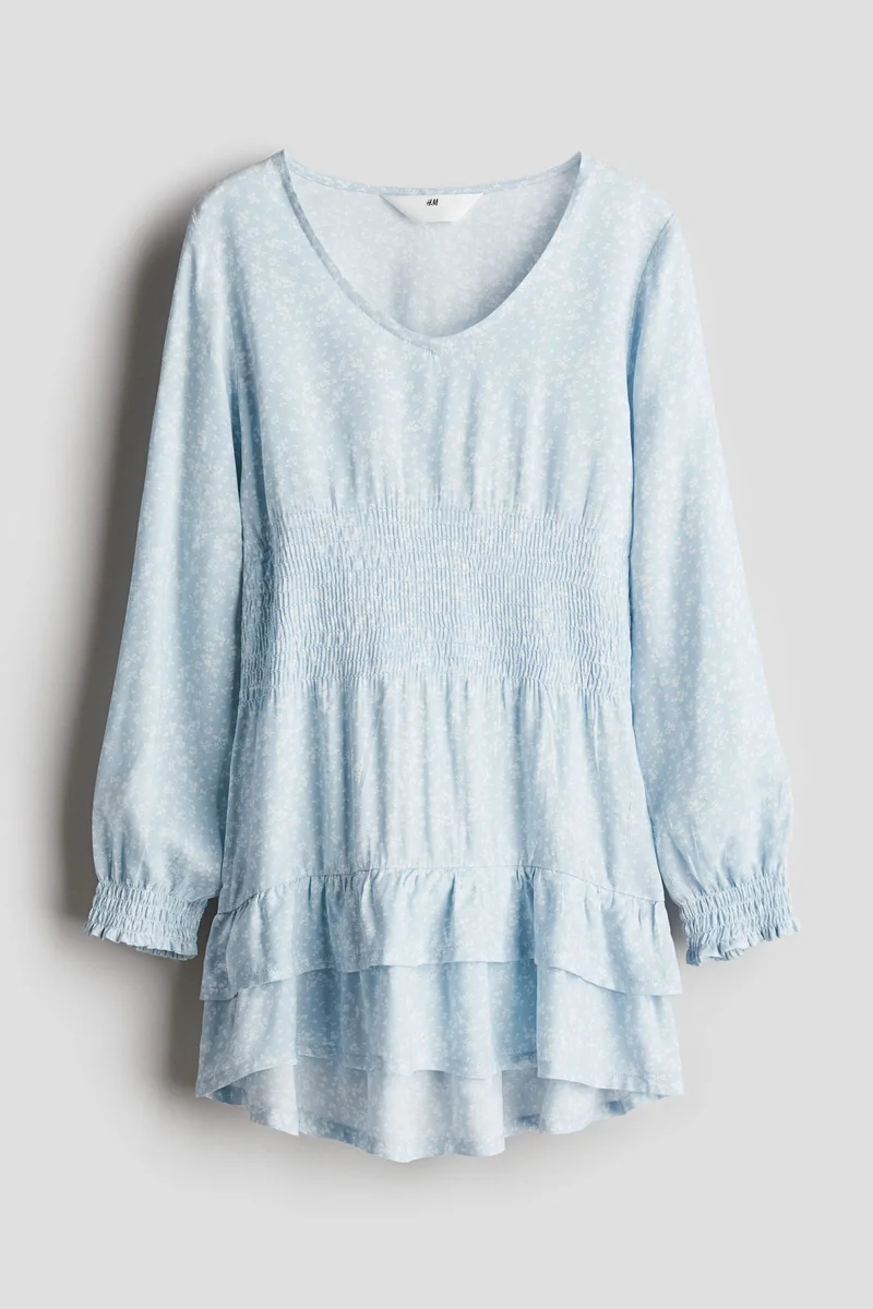 اتش اند ام Smock-detail dress
