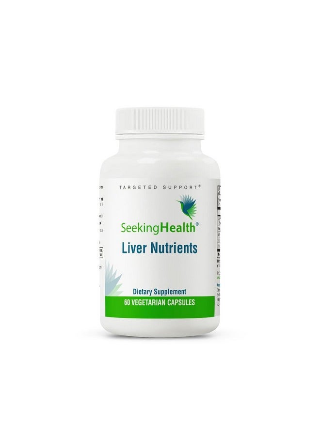 Seeking Health ; Liver Nutrients ; 60 Vegetarian Capsules ; Milk Thistle Nac & Tmg Supplement ; Liver Detox Cleanse  - Image 2