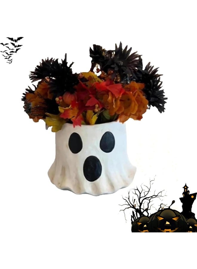 Ghost Bucket Vase, Cutest Ghost Bucket,Ghost Bucket , Ghost Planter Pot, Ghost Candy Bowl, Ghost Bucket for decor(BIG) - Image 1