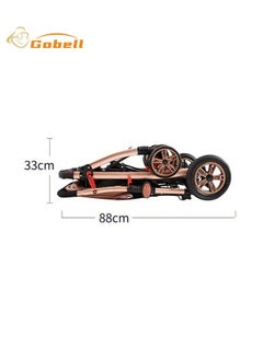 Luxury Foldable Sitting And Lying Big Wheel Shock Absorption Baby Single Stroller - pzsku/ZEBDA0163A149AE039295Z/45/_/1709813908/e17cbe78-a981-47e1-9298-8a081b34409f