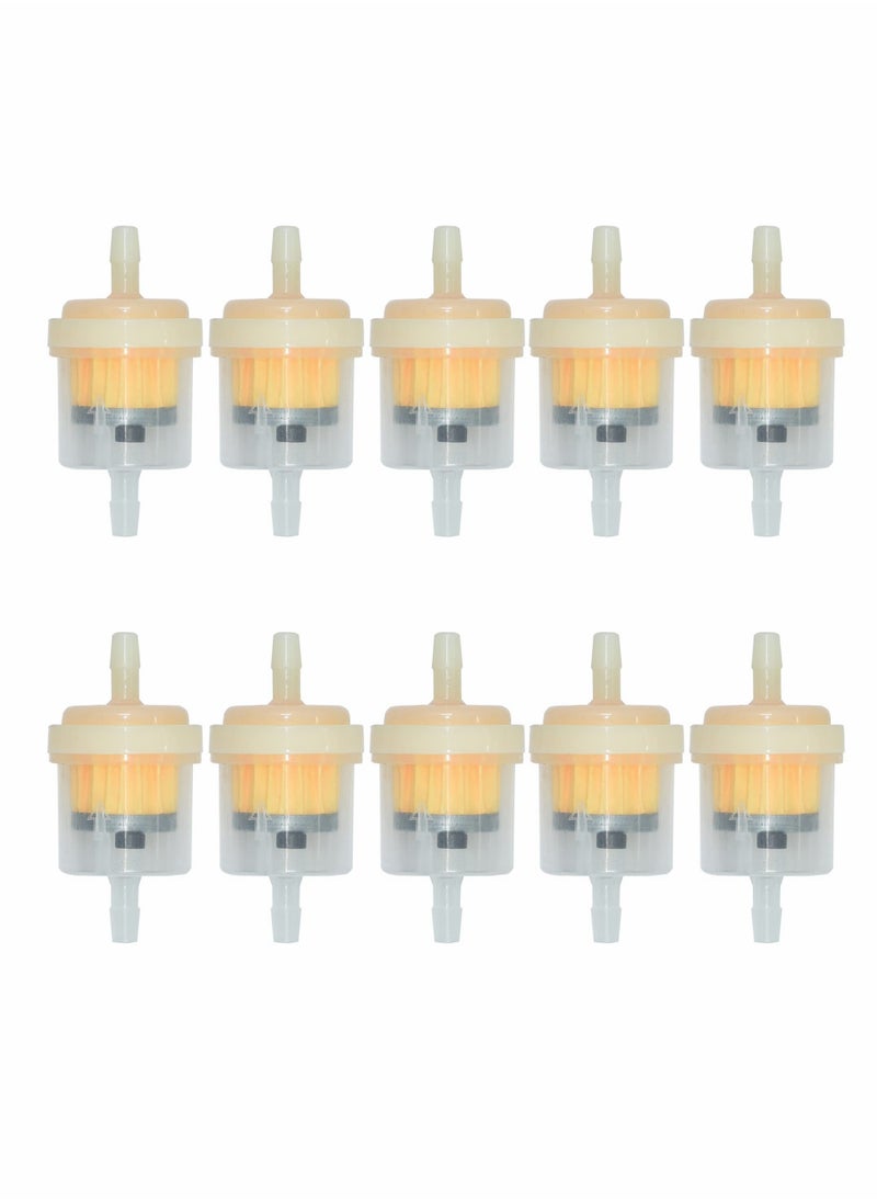 Excefore Universal Gas Inline Fuel Filters with Magnet for Motorcycle ATV Quad Go Karts Accessories 3/16 Inch (Pack of 30)  - Image 1