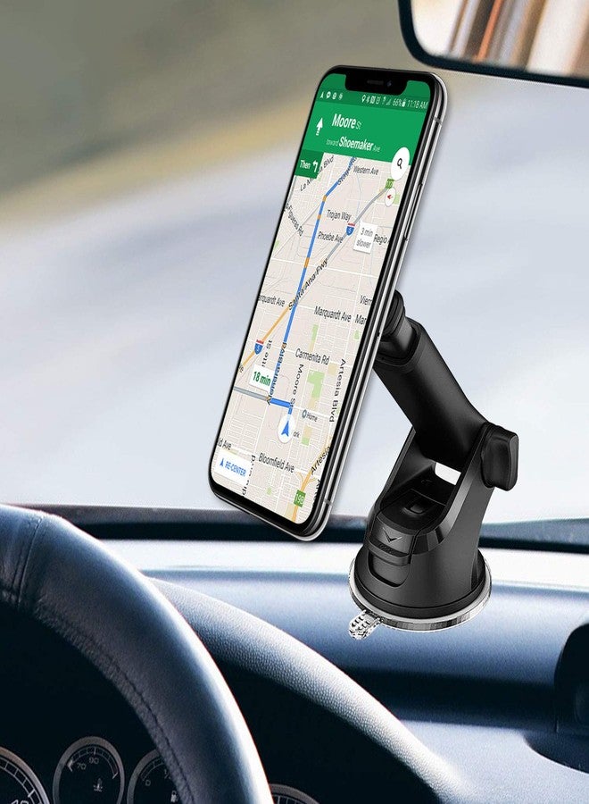 Cellet Magnetic Car Phone Mount, Dashboard & Windshield, Suction Cup Car Phone Holder, Telescopic Long-Arm Compatible with iPhone Samsung Galaxy Google Pixel Moto - Image 3