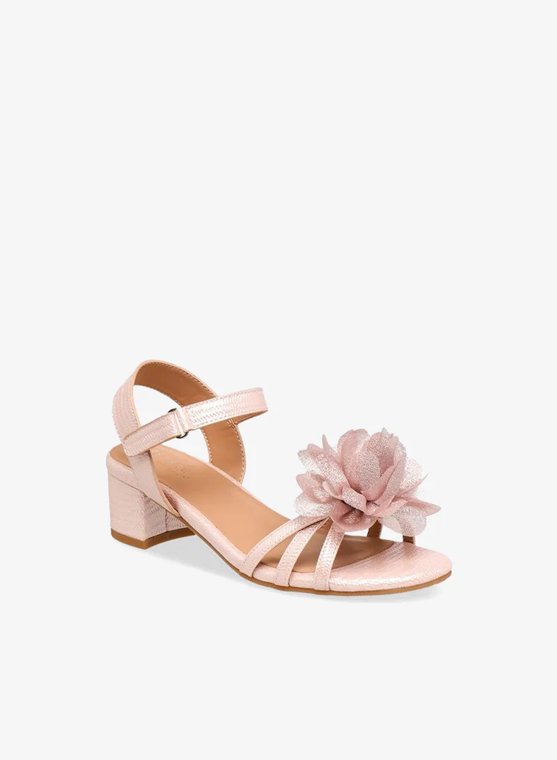 سيليست صنادل بكعب عريض للبنات بحزام للكاحل تشكيلة رمضان