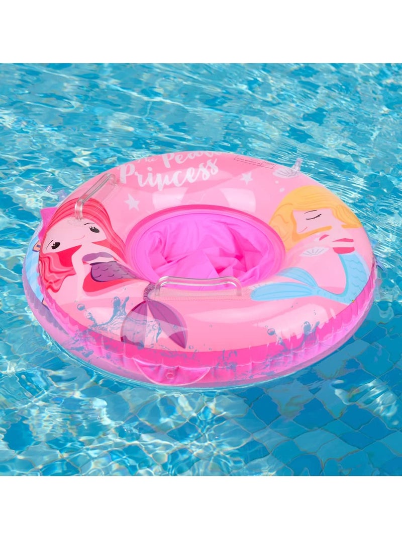 Baby Swimming Ring, Unicorn Float Swimming Inflatable Ring Helps Baby Learn to Swim and Kick for Kids the Age Of 3-72 Months Pink