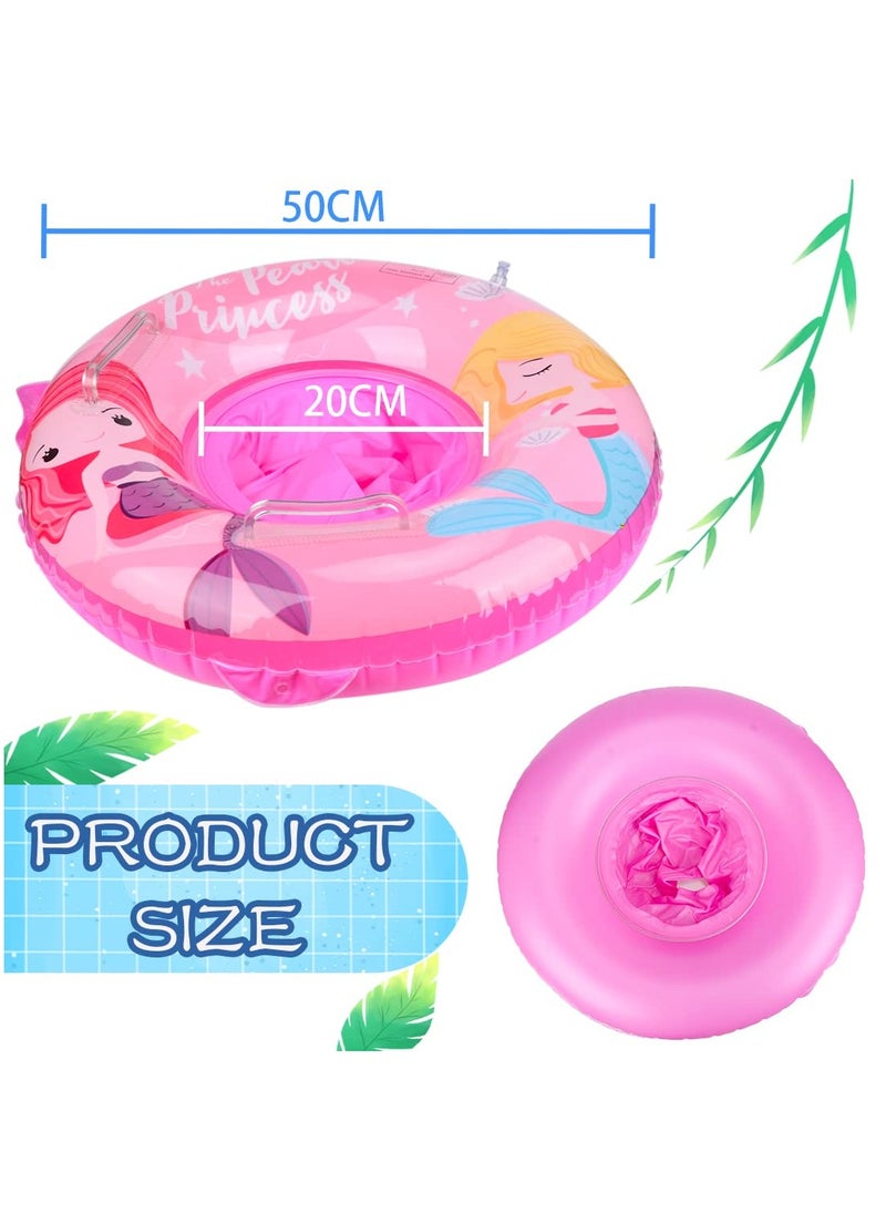 Baby Swimming Ring, Unicorn Float Swimming Inflatable Ring Helps Baby Learn to Swim and Kick for Kids the Age Of 3-72 Months Pink