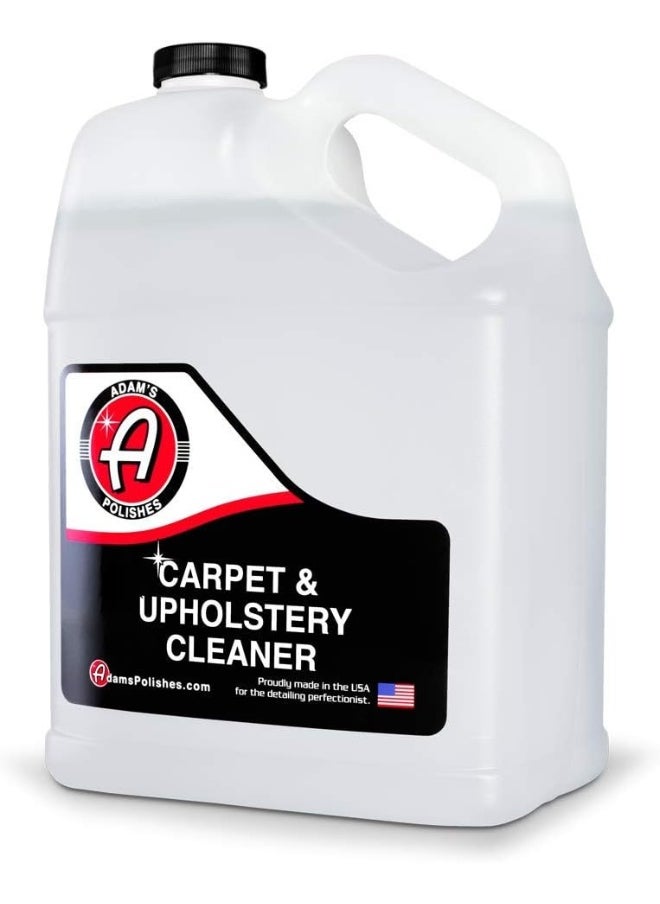 Adam's Polishes - Carpet & Upholstery Cleaner - Powerful Car Carpet Cleaner For Auto Detailing, Fabric Interior Solution, Stain Remover Spray For Seat, Floor Mats (128 Fl. Oz (Gallon)) - Image 1