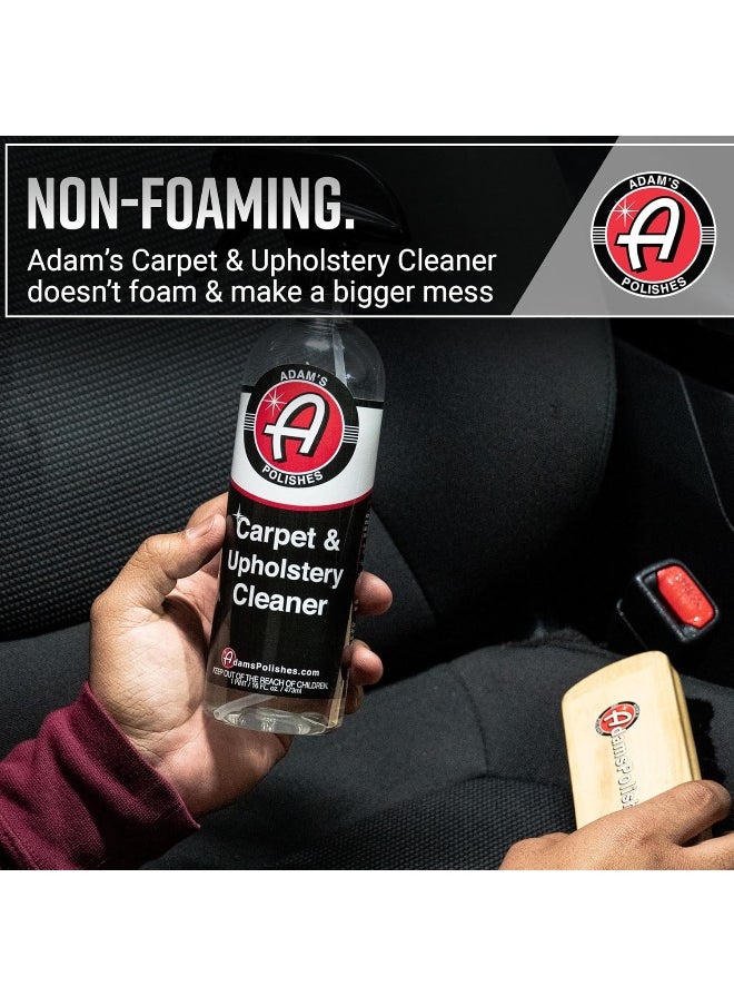 Adam's Polishes - Carpet & Upholstery Cleaner - Powerful Car Carpet Cleaner For Auto Detailing, Fabric Interior Solution, Stain Remover Spray For Seat, Floor Mats (128 Fl. Oz (Gallon)) - Image 1