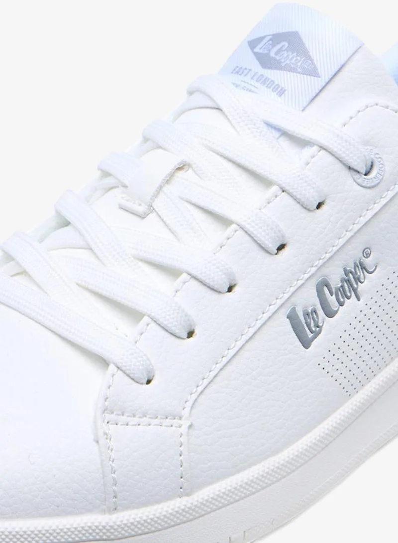 Lee Cooper WHITE Men'S Panelled Lace-Up Sneakers for Men | Best Price UAE