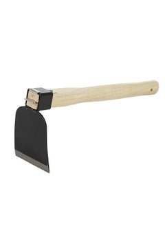 Hoe With Short Wooden Handle, Handheld Garden Dig Soil Tool, Great for Loosening or Weeding Soil