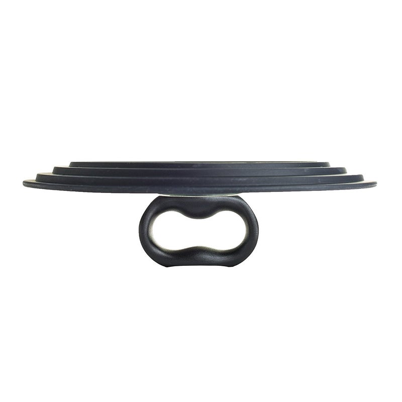Ecolution Universal Lid for Pots and Pans, Fits 6-Inch to 8-Inch Cookware, Tempered Glass Replacement Lid with Heat Resistant Silicone Edge, Dishwasher Safe, Made without BPA, Small, Black - Image 3