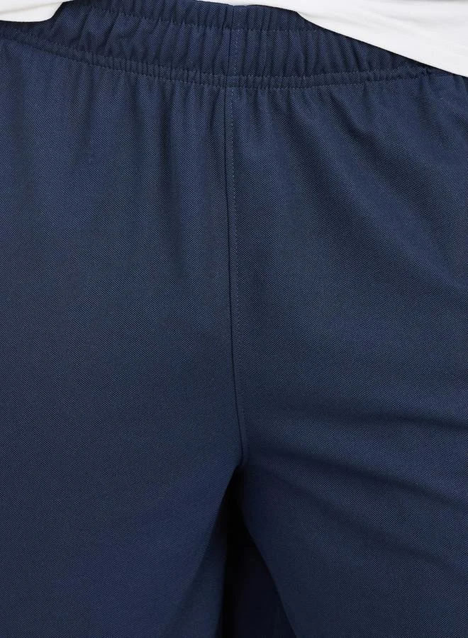 ستايلي Styli Micro Pique Knit Reflective Logo Oversized Training Shorts
