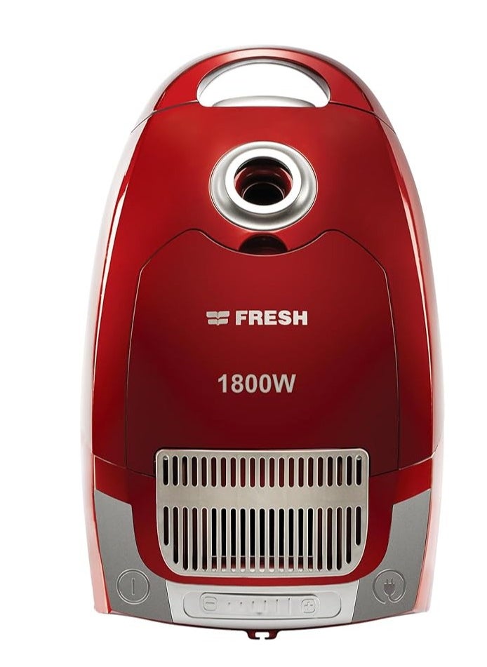 Fresh Fresh 1800W Volcano Canister Vacuum Cleaner with Bag 