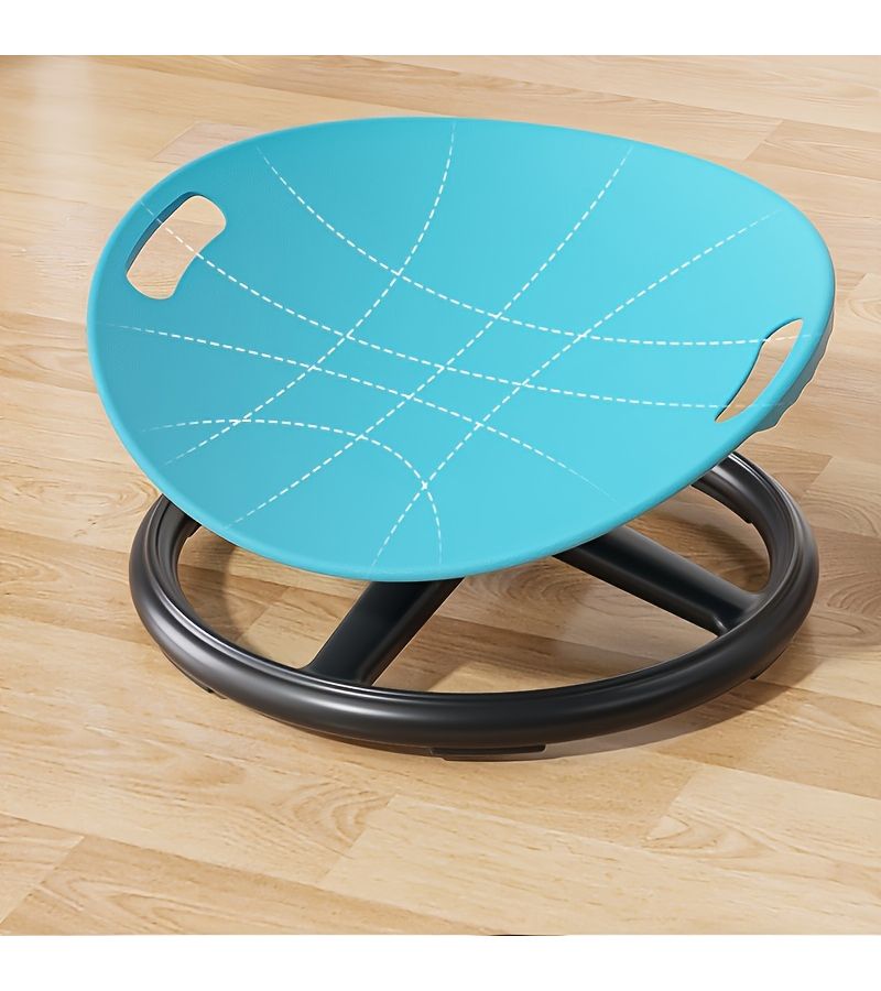 Blue Ergonomic Plastic Swivel Oval Balance Chair For Fitness Coordination Training Home Gym And Sports Venue Use - Image 4