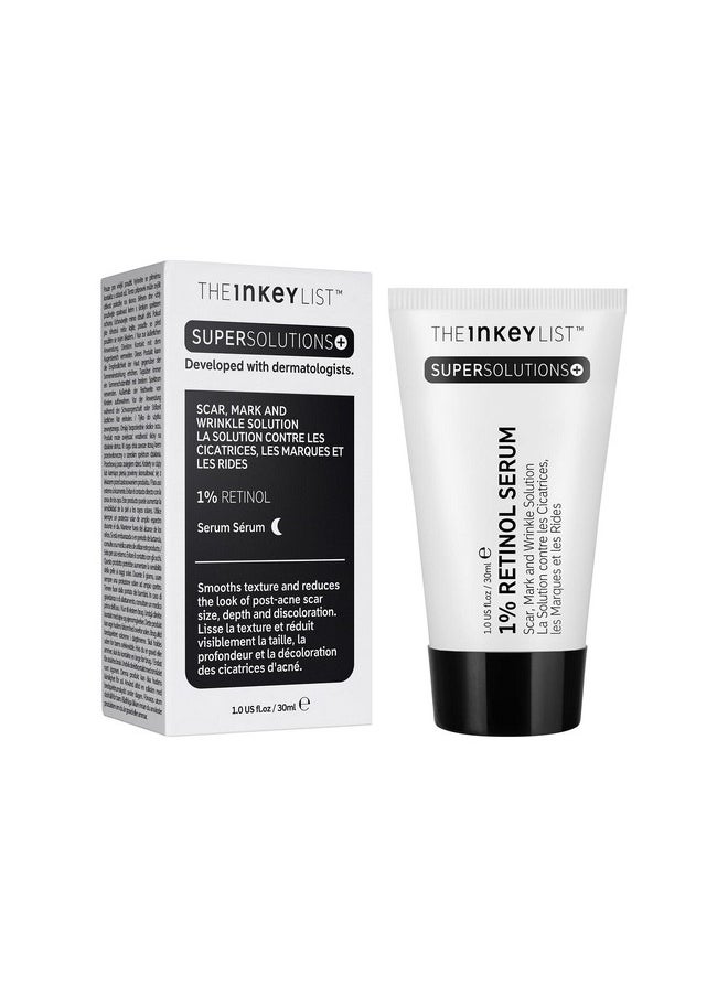 The Inkey List Supersolutions 1% Retinol Serum For Face And Neck Helps With Scar Wrinkle And Skin Tone Appearance For Healthylooking Skin 1.01 Fl Oz  - Image 5