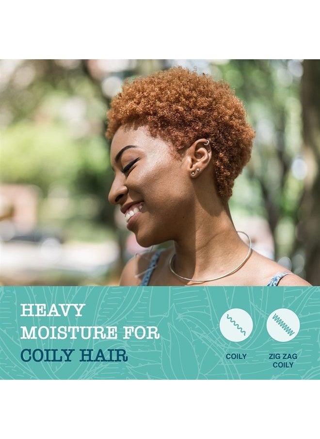 MAUI MOISTURE Heal & Hydrate + Shea Butter Shampoo to Repair & Deeply Moisturize Tight Curly Hair with Coconut & Macademia Oils, Vegan, Silicone, Paraben & Sulfate-Free, 13 fl oz  - Image 2