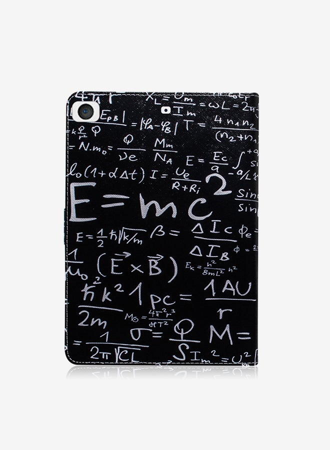 Loquat Formula Pattern Horizontal Flip Case Cover With Card Slots For Apple iPad Mini 2019/4/3/2/1 Multicolour - Image 2