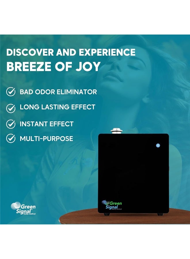Green Signal Bluetooth Aroma Diffuser - Stylish, Versatile, Long-Lasting Aromatherapy Big (brown))  - Image 5