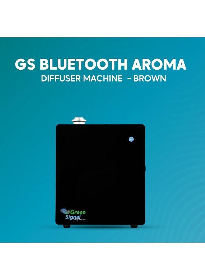 Green Signal Bluetooth Aroma Diffuser - Stylish, Versatile, Long-Lasting Aromatherapy Big (brown))  - Image 3