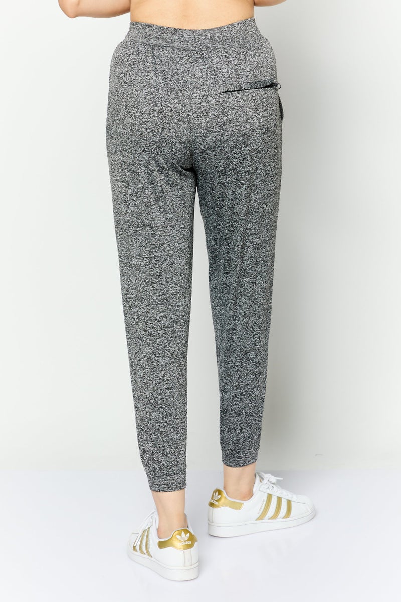 KANGOL Women Regular Fit Straight Leg Brand Logo Jogger Pants, Grey - Image 2