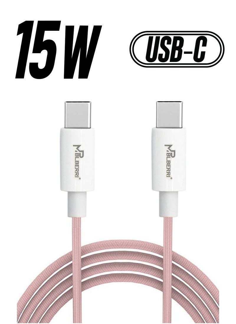 mpBLBERRI Type-C to Type-C PD Cable 1M | mpBLBERRI BLB-U342  - Image 1