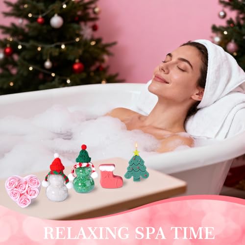 Ithmahco Advent Skincare Calendar for Teen Girls Adult Christmas Gifts For Women 24 Day Advent Beauty Calendar 2025 With Makeup Kit Bath Bomb Spa Jewelry Santa Hat Holiday Countdown Gift Sets for Mom Wife Daughter Sister - Image 3