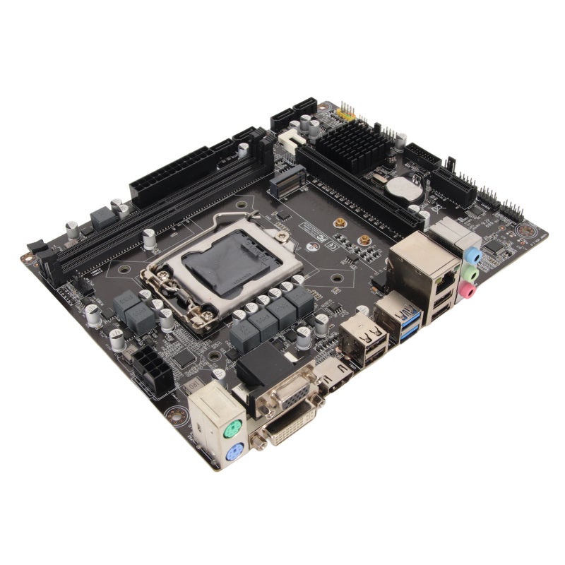 لوحة أم H310 LGA 1151 Micro ATX بذاكرة DDR4 ثنائية القناة - شريحة عالية السرعة مع معالج رسومي مدمج لأجهزة سطح المكتب المخصصة للألعاب - Image 5
