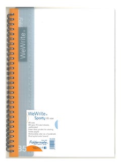 Foldermate 70-Sheet B5 Size Spiral Notebook With Removable Ruler  - Image 2