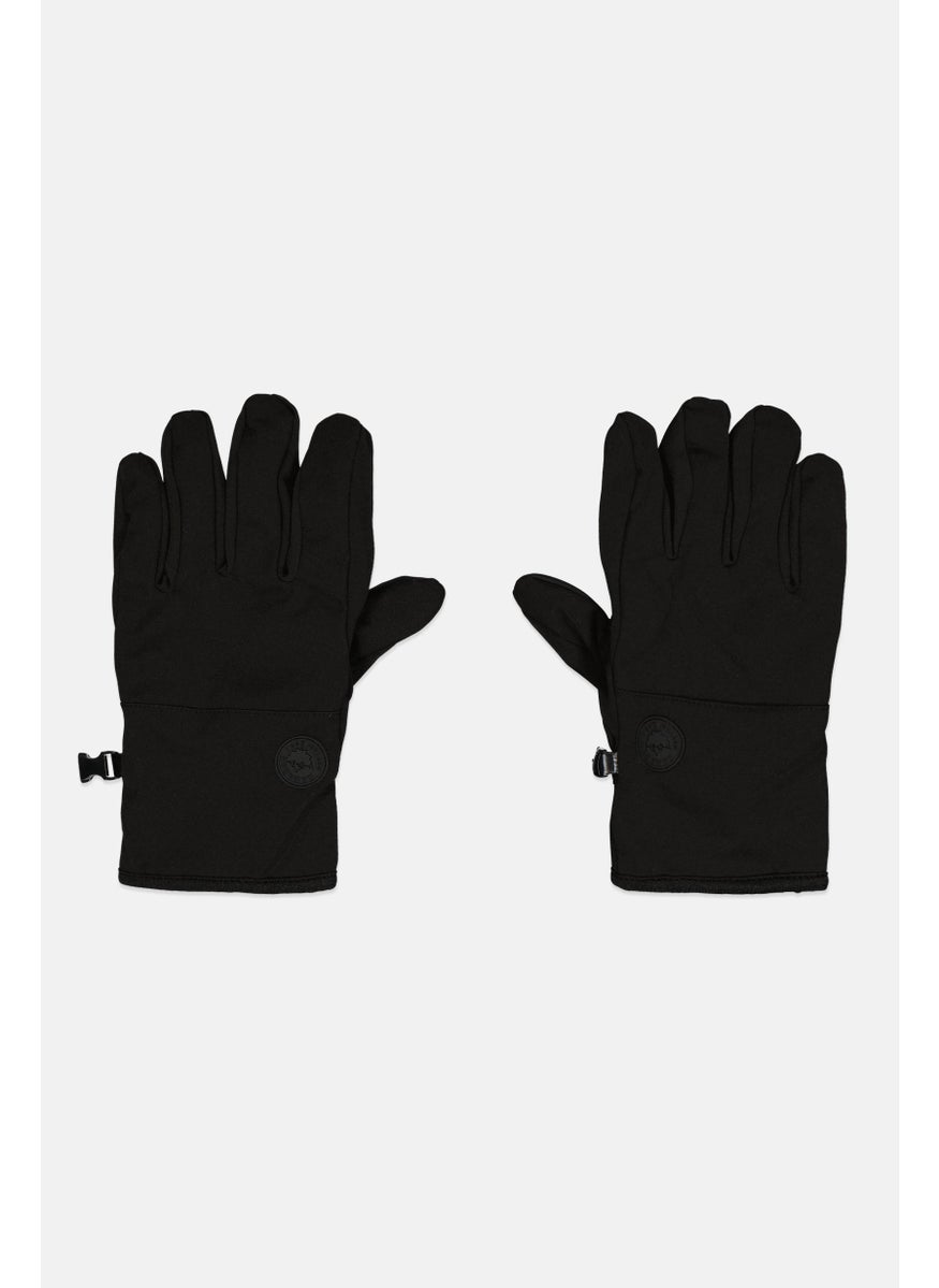 Canada Weather Gear - Men 1 Pair Sherpa Canvas Gloves, Black - Image 1