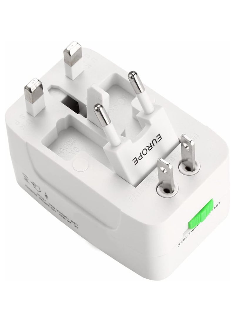 Generic All-in-One Travel Adapter, Universal Power Converter for AC Current, Suitable for Multiple Plug Types in the USA, UK, Australia, and UAE, Ideal for Global Adventures  - Image 5