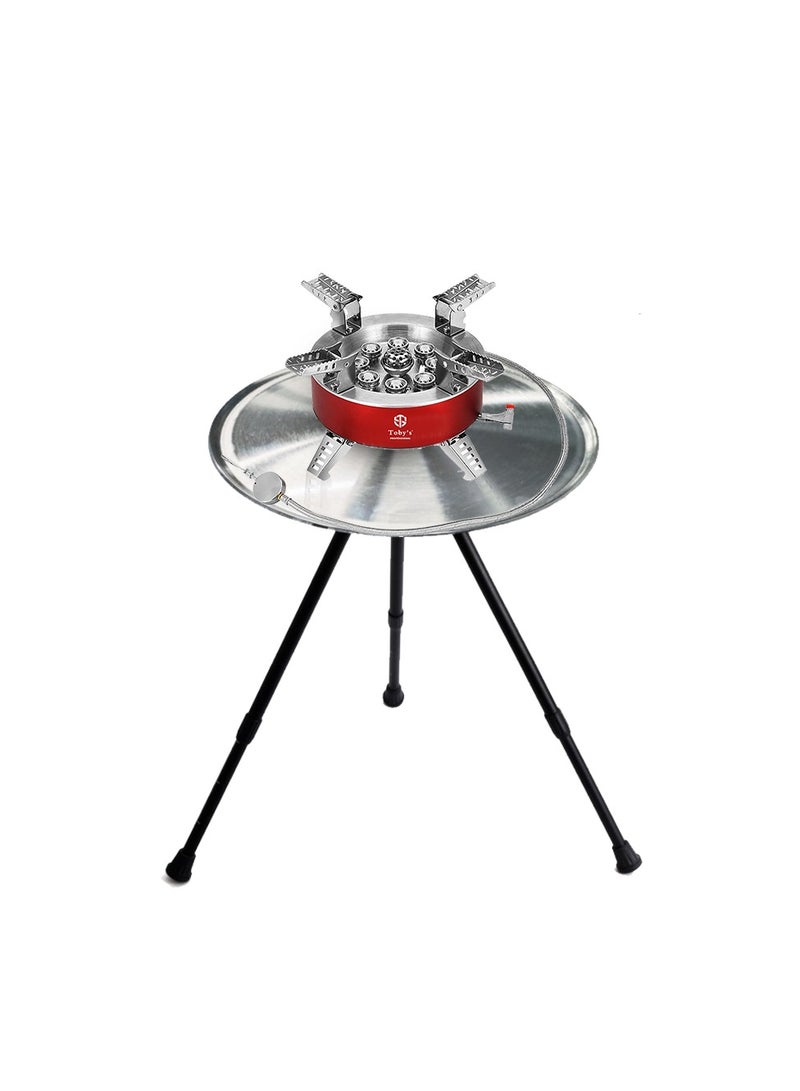 توبيز موقد توبـي 01 بولس 23800 واط محمول من السبائك + طاولة تخييم خفيفة قابلة للطي من الألمنيوم من توبـي - Image 1