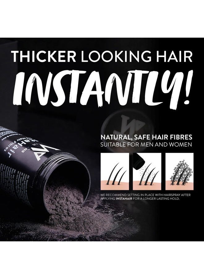 Watermans - Instahair Best Hair Building Fibers Dark Brown 23g - Hair Fibres For Men and Women with thinning hair, Hide Scalp Dark Brown Concealer Hairline filler - Image 1