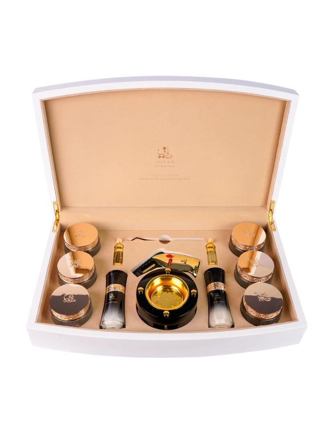 Taif Al Emarat Al Majlis Oud Collection – Luxury Oud, Bakhour, Creams & Perfume Oils Gift Set - Image 1