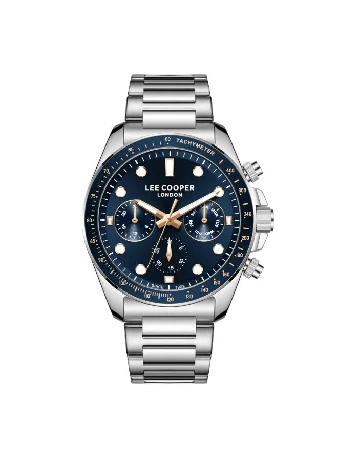 Lee Cooper Men's Metal Multi Function Watch LC08215.360 - 42 mm