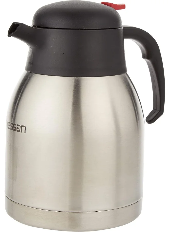 Nessan Full Steel Euro Flask, 1.8 Liter