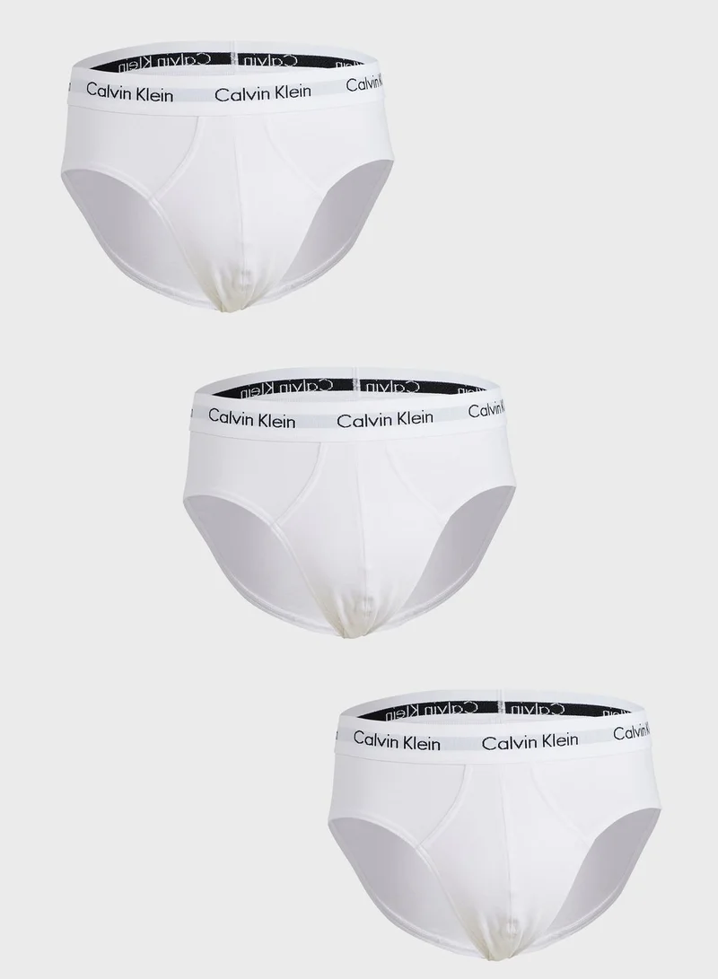 CALVIN KLEIN 3 Pack Logo Band Briefs