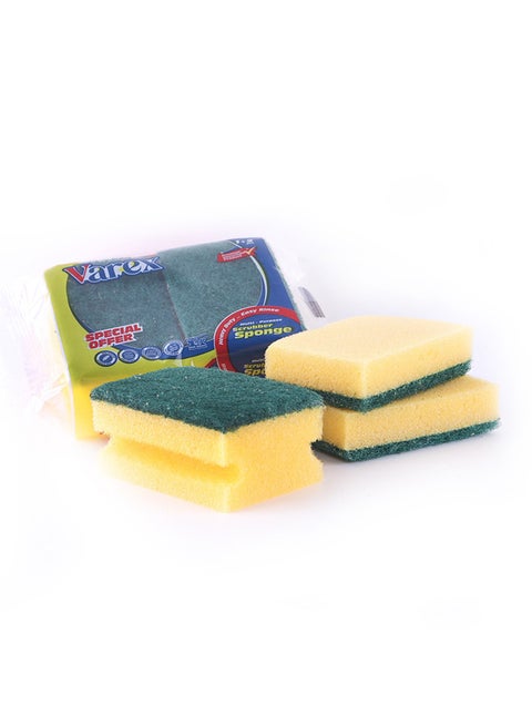 Varex Special Offer kitchen Sponge Nail Saver, Flat 3 Piece