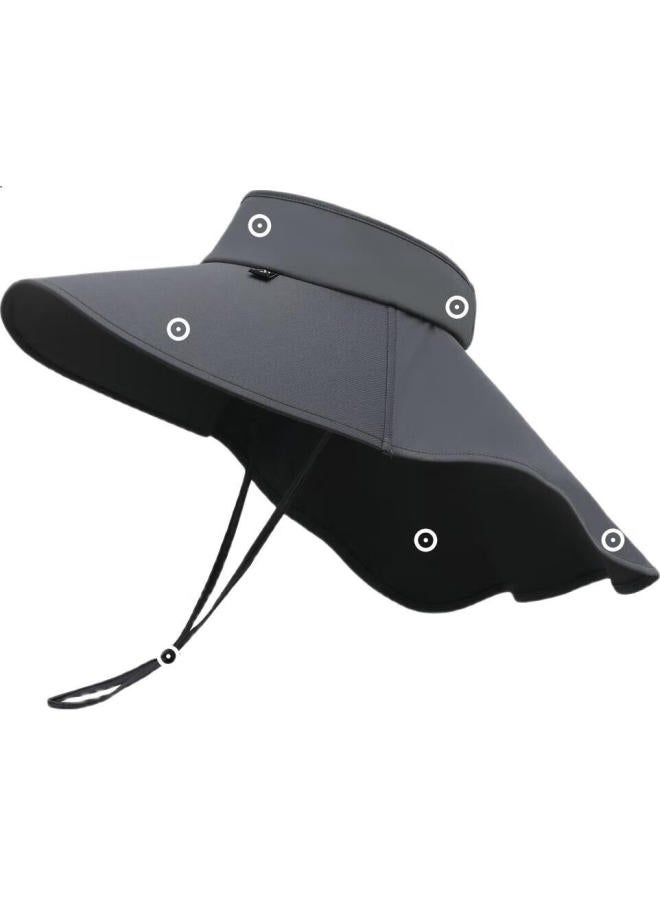 Mission Uv Sun Protection Hat For Men, Sun Visor, Fishing Hat, Hiking Cap, Summer Outdoor Uv Protection Wide Brim Sun Hat - Image 3