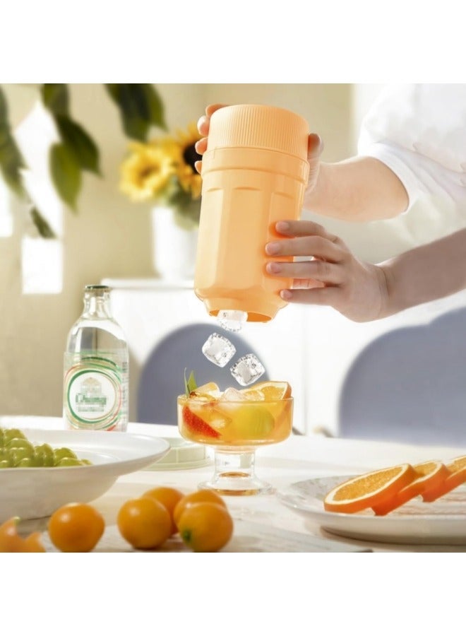 Ice Cube Rotatable Bottle Cup with 3 Ice Cube Trays and Dust Proof Cover, Ice Maker, Suitable for Coffee, Juice & Beverages, Easy Demoulding, Perfect Summer Accessories  - Image 3
