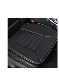 Car Seat Cushion Pad Memory Foam Seat Cushion for Car Driver Seat Cushion with Non Slip Bottom Seat Protector Cushion for CarOfficeHome Use, Black