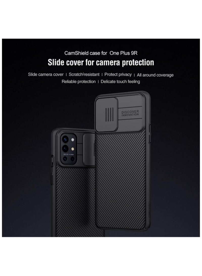 Nillkin CamShield Series Cover Case Designed For OnePlus 9R - Black - Image 3
